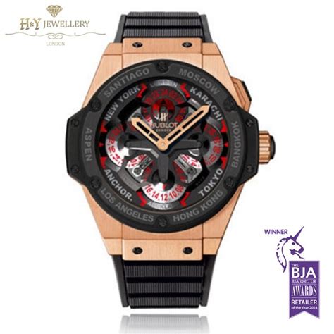 hublot king power unico rose gold|Hublot King Power Unico Gmt 771.OM.1170.RX .